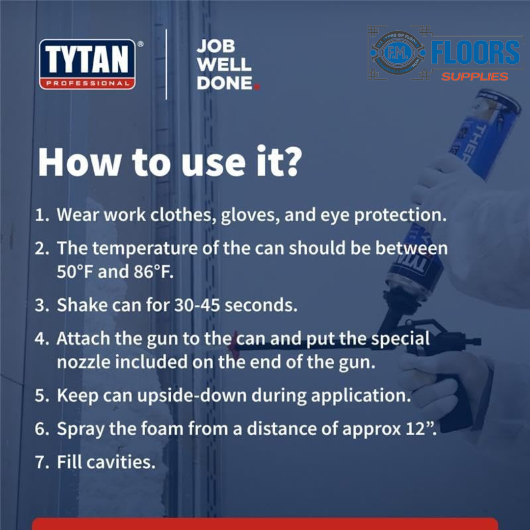 Tytan Professional Thermospray Thermal & Acoustic Foam 29oz