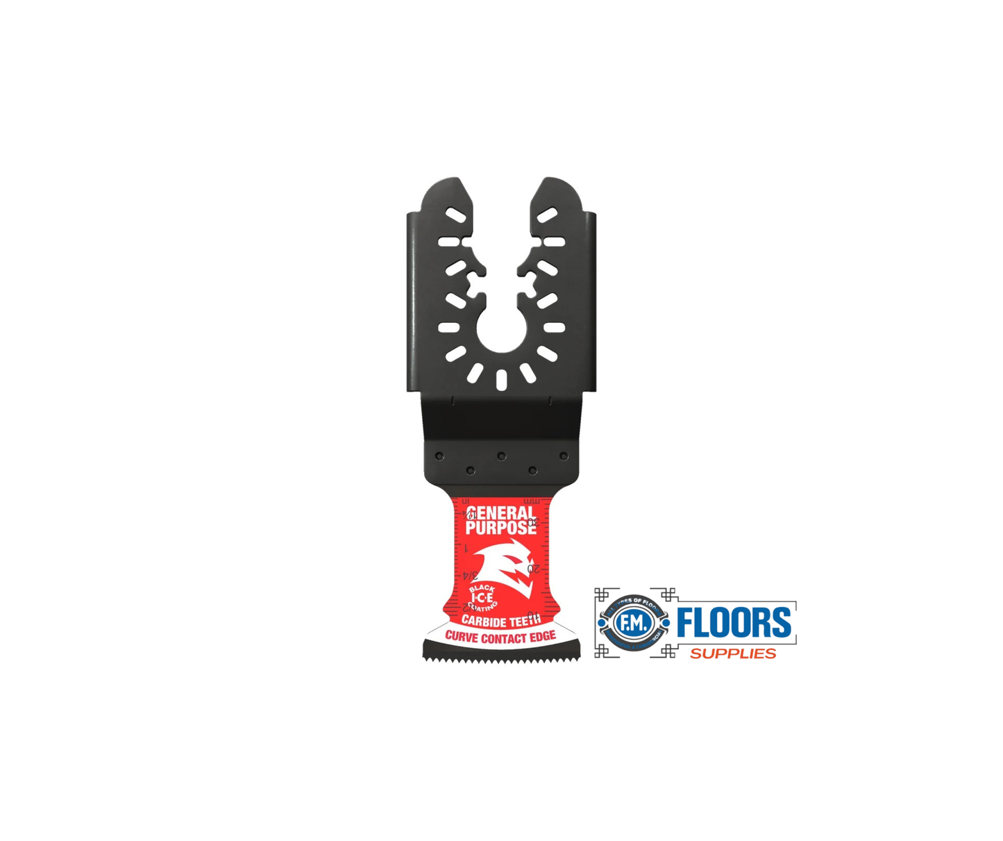 Diablo 1-1/4"(W) x 1-1/2"(D) AMPED™ Demo Demon™ Starlock Carbide Teeth Oscillating Blade for General Purpose Cuts