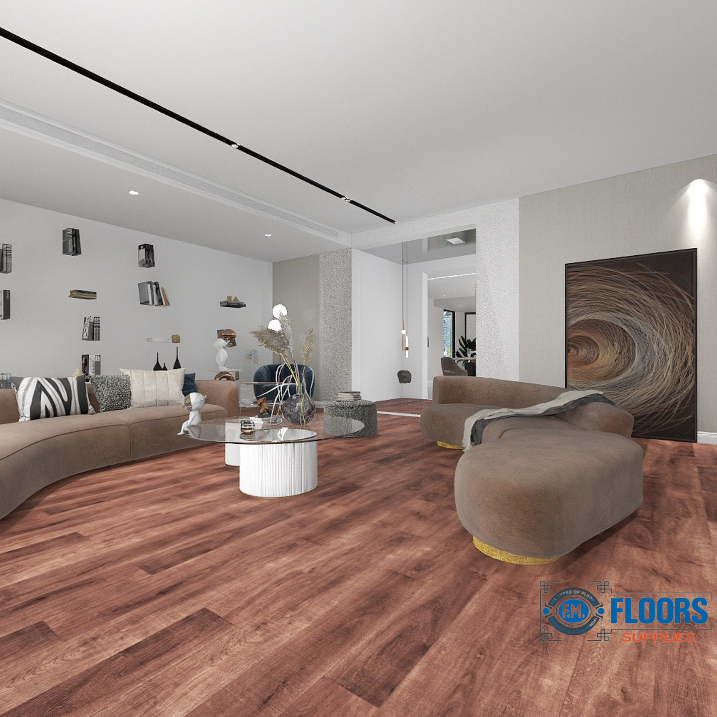 SKY Flooring DURA-PRO Series Autumnwood | 6.5mm SPC Waterproof Luxury Vinyl Plank Flooring ā 22mil Wear Layer