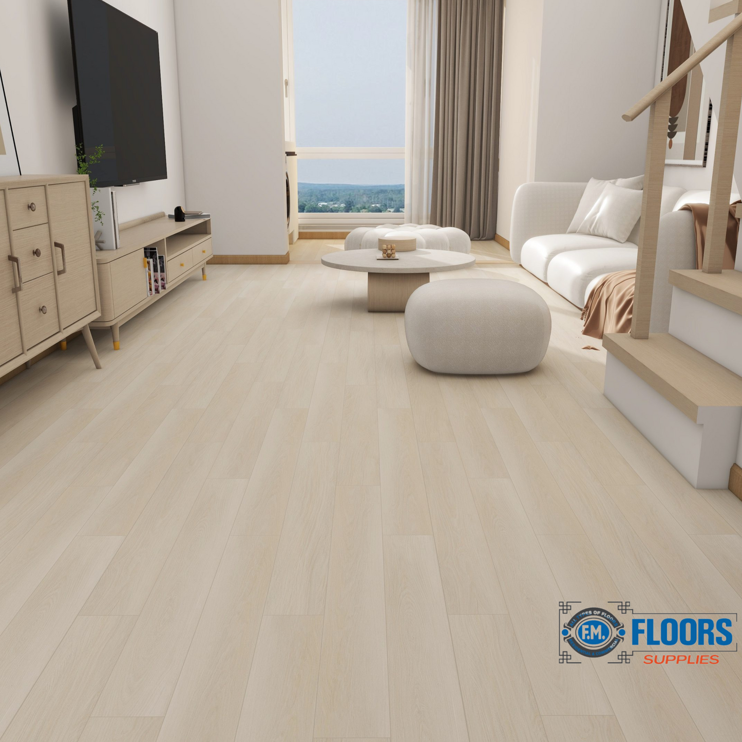 SKY Flooring DURA-PRO Series Malibu | 6.5mm SPC Waterproof Luxury Vinyl Plank Flooring ā 22mil Wear Layer