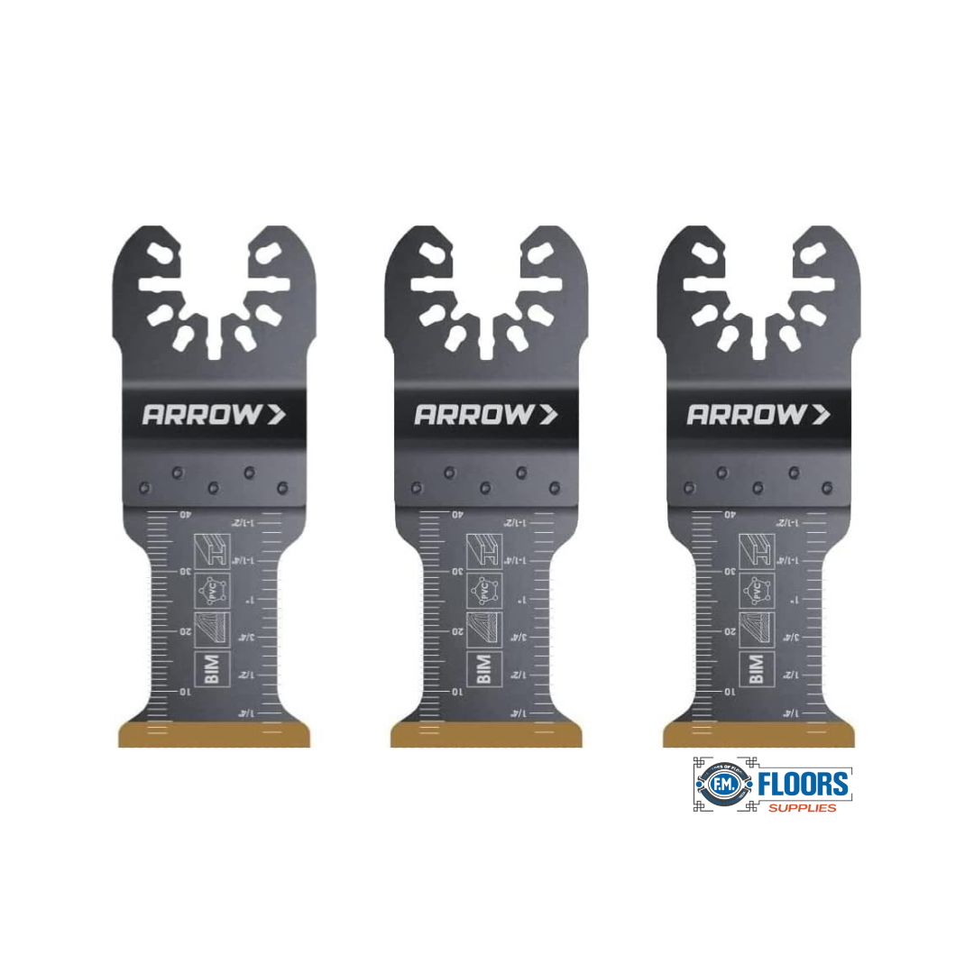 Arrow Fastener 1 1/4" Titanium Plunge Cut Metal Blade 3PC
