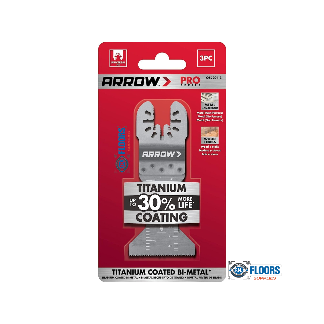 Arrow Fastener 1 3/4" Titanium Metal Blade 3PC