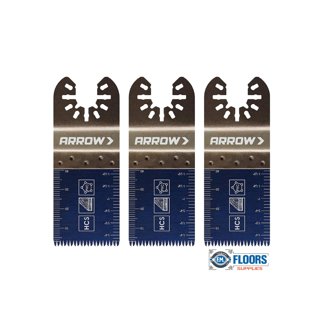 Arrow Fastener 1 5/16" Japanese Tooth Hardwood Blade 3PC