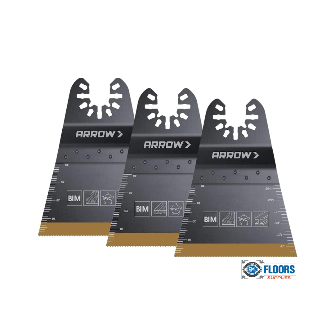 Arrow Fastener 2 11/16" Titanium Wood & Nail Blade 3PC