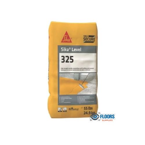 Sika Level-325 Very Rapid Hardening and Durable, Cementitious, Self-Leveling Underlayment 55lb Bag| FM FLOORS SUPPLIES