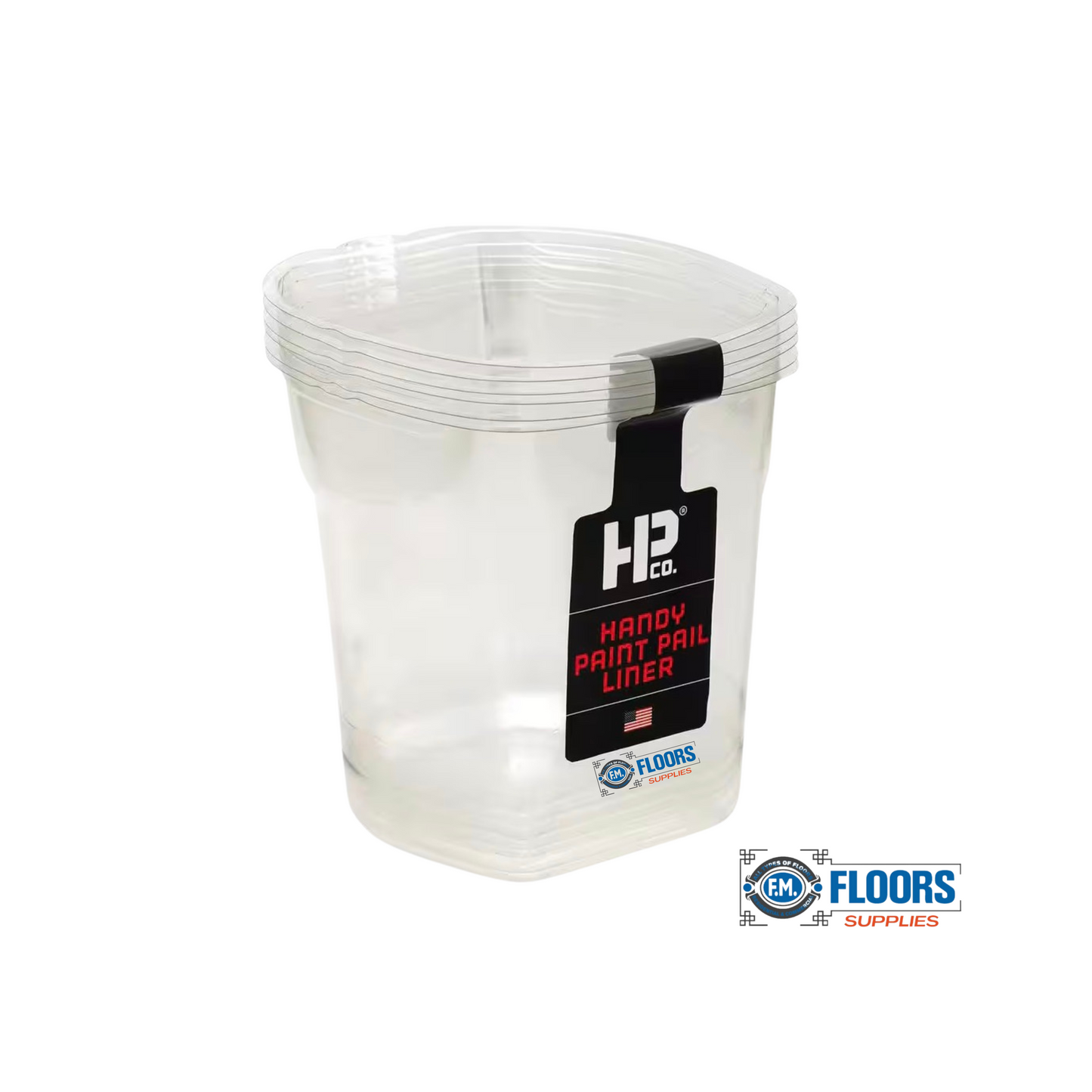 Handy Paint Pail Liner, Holds 32-fl oz of Paint or Stain - 6 Disposable Liner Per Package