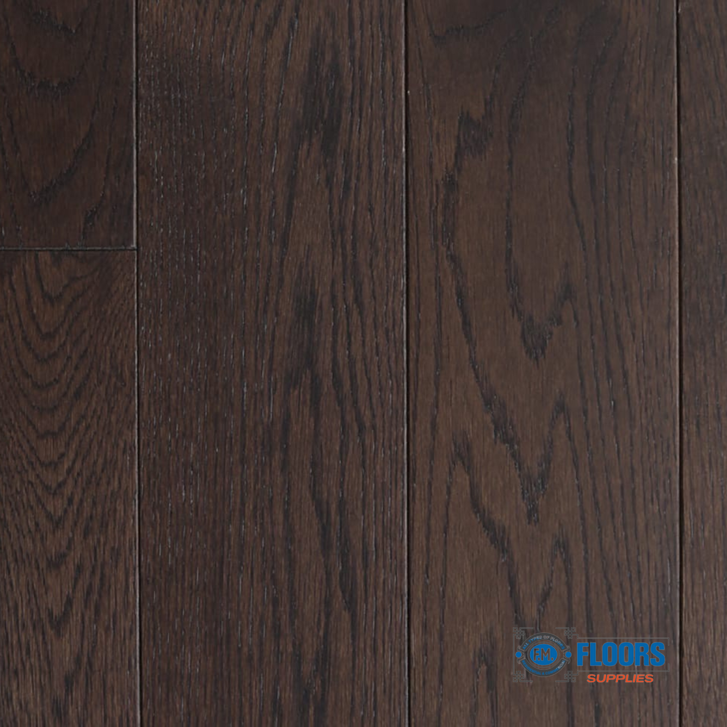 Mullican | Wexford Euro Saw Solid Hardwood Oak Espresso 3/4" x 4"