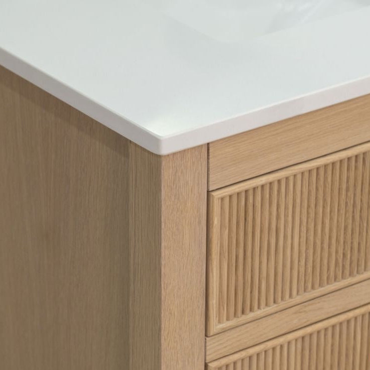 Catalina Natural Oak 30" Bathroom Cabinet