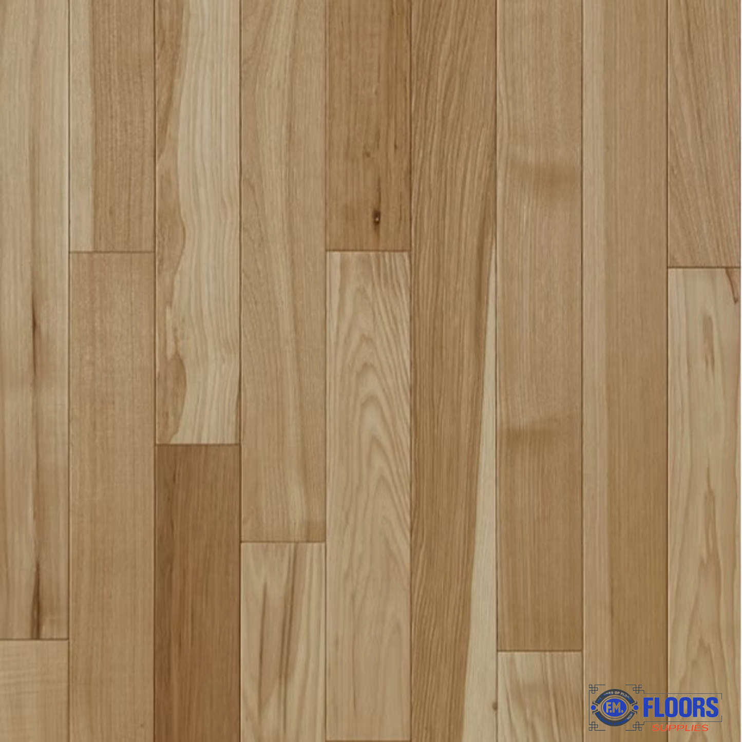 Pre-Finished Hickory Solid | Natural 3 1/4"