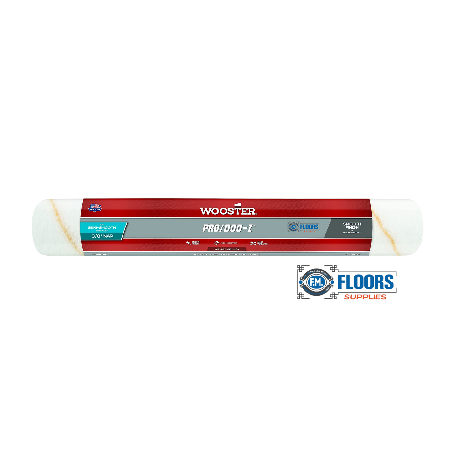 Wooster Roller 18" SMOOTH FINISHSHED-RESISTANT