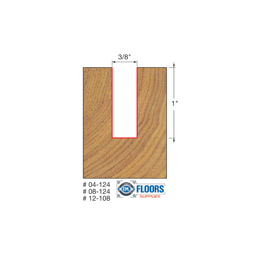 Freud 1/2" Double Flute Straight Router Bit – TiCo™ Carbide Cutting Bit for Grooving, CNC & Edge Routing | FM FLOORS SUPPLIES