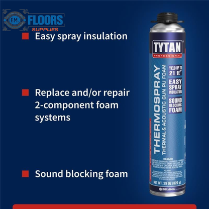 Tytan Professional Thermospray Thermal & Acoustic Foam 29oz
