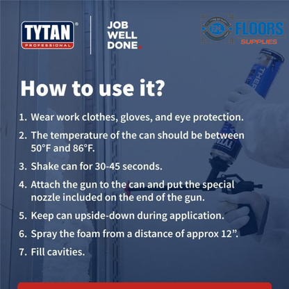 Tytan Professional Thermospray Thermal & Acoustic Foam 29oz