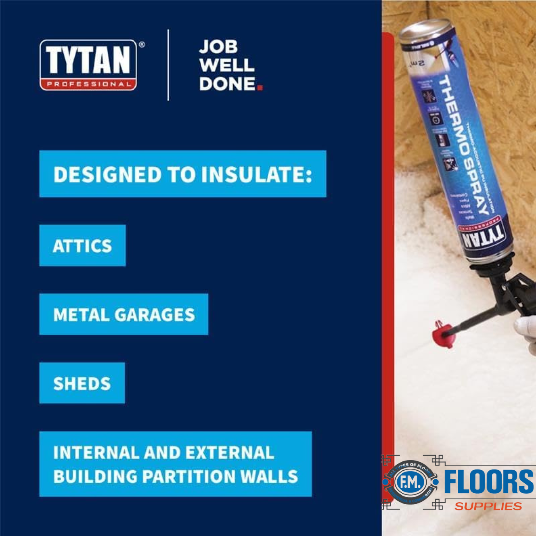 Tytan Professional Thermospray Thermal & Acoustic Foam 29oz
