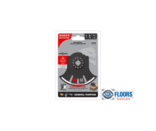 Diablo 3-1/2 in. Demo Demon Universal Fit Bi-Metal Oscillating Tool Blade for General Purpose Cuts