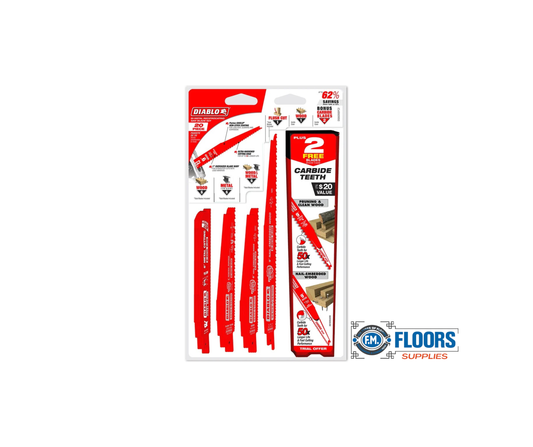 Diablo Nail‑Embedded Wood and Metal Demolition Reciprocating Blade Set (20-pc)