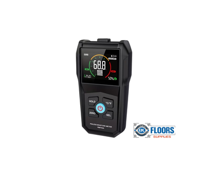 Digital Touchless Wood Moisture Meter w/ Color Display (Electromagnetic) – Non-Invasive Humidity Tester for Woodworking, Flooring, Renovation