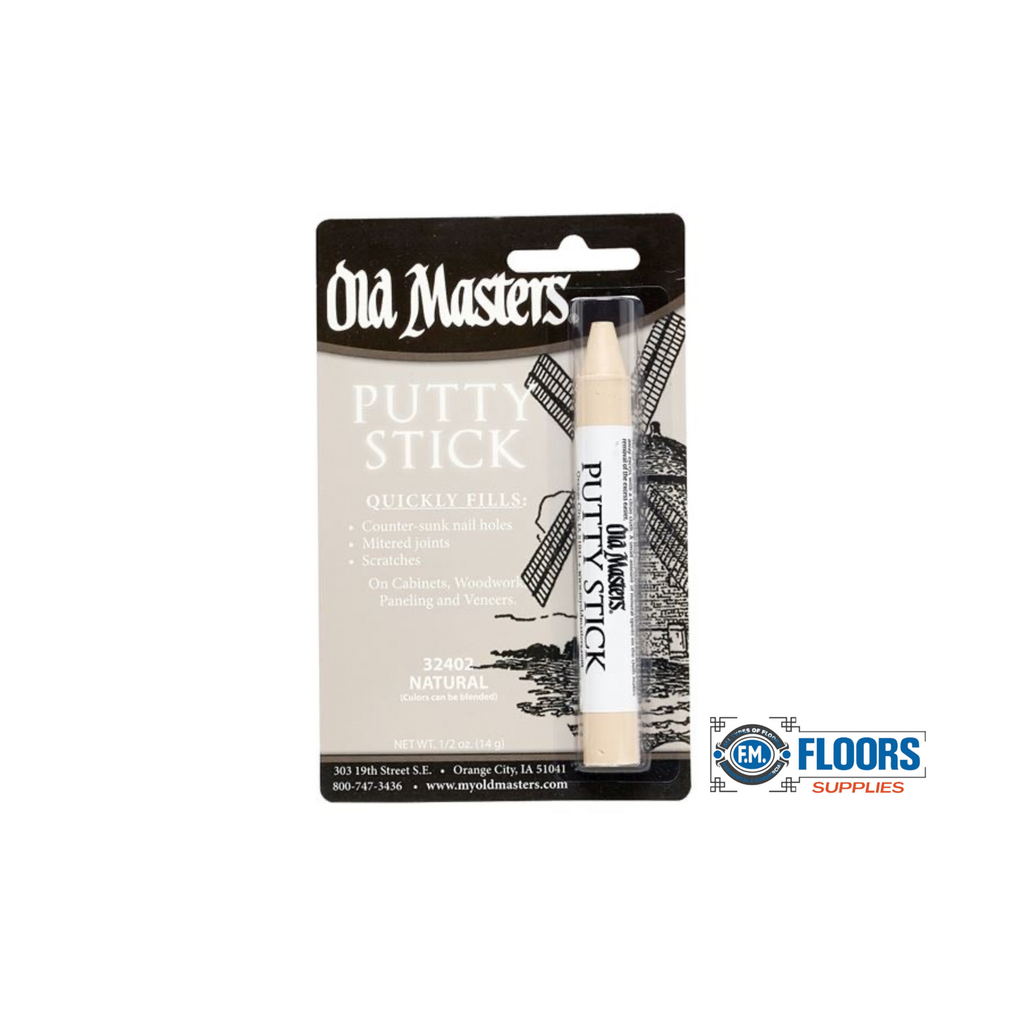 Old Masters Putty Stick 0.5 oz