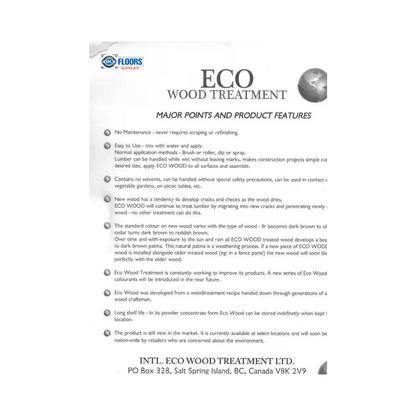 Eco Wood Treatment 5Gal