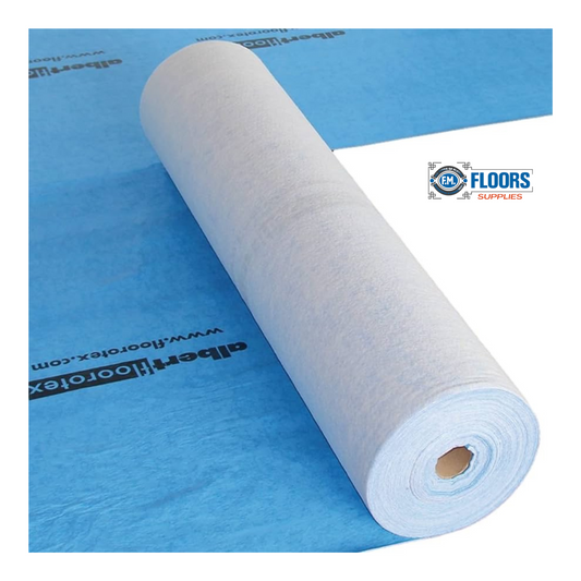 Floorotex 40" x 84' Blue Premier Floor Protective Mat