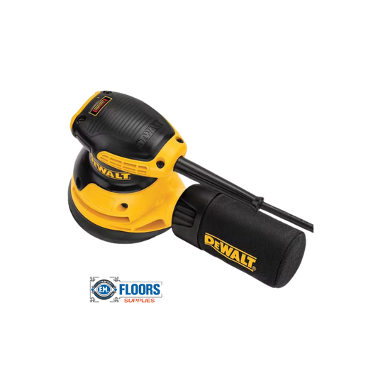 Dewalt 5" Single Speed Random Orbit Sander Kit with Bag Hook & Loop