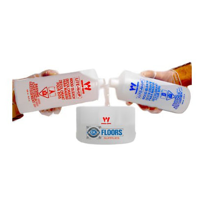 Woodkote Lite-N-Up  Wood Bleach Solution Kit Containing Solution A & B 2 Gallons Per Order