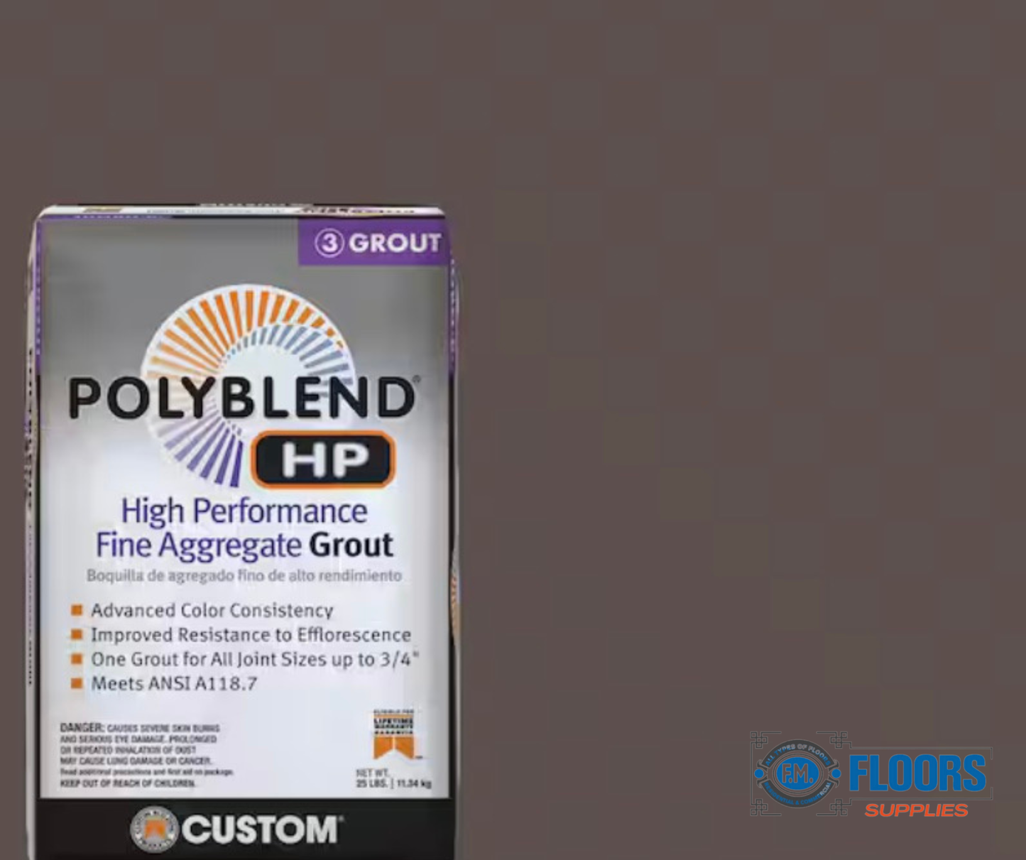 PolyBlend® HP High Performance Fine Aggregate Grout – 25 lb Bag