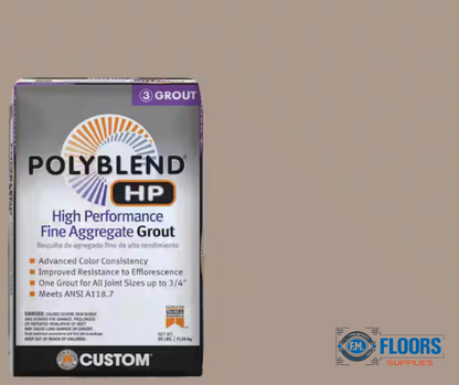 PolyBlend® HP High Performance Fine Aggregate Grout – 25 lb Bag