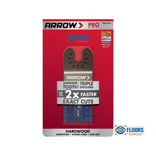 Arrow Fastener 1 5/16" Japanese Tooth Hardwood Blade 3PC