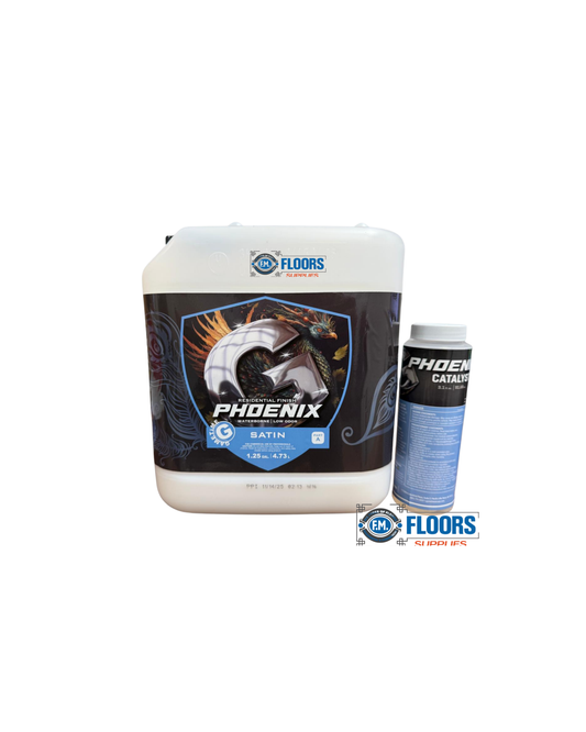 Phoenix Waterborne Floor Finish 1.25 GL 2K - Gametime Leader in Sports Courts Graphic Technology| FM FLOORS SUPPLIES