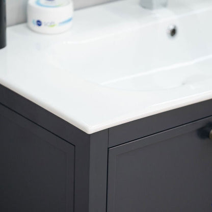 Frame Dark Gray 36" Bathroom Cabinet