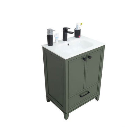 Frame Pine Green 24" Bathroom Cabinet