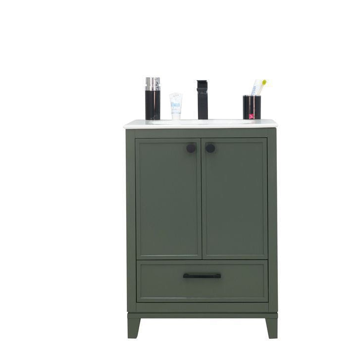 Frame Pine Green 24" Bathroom Cabinet