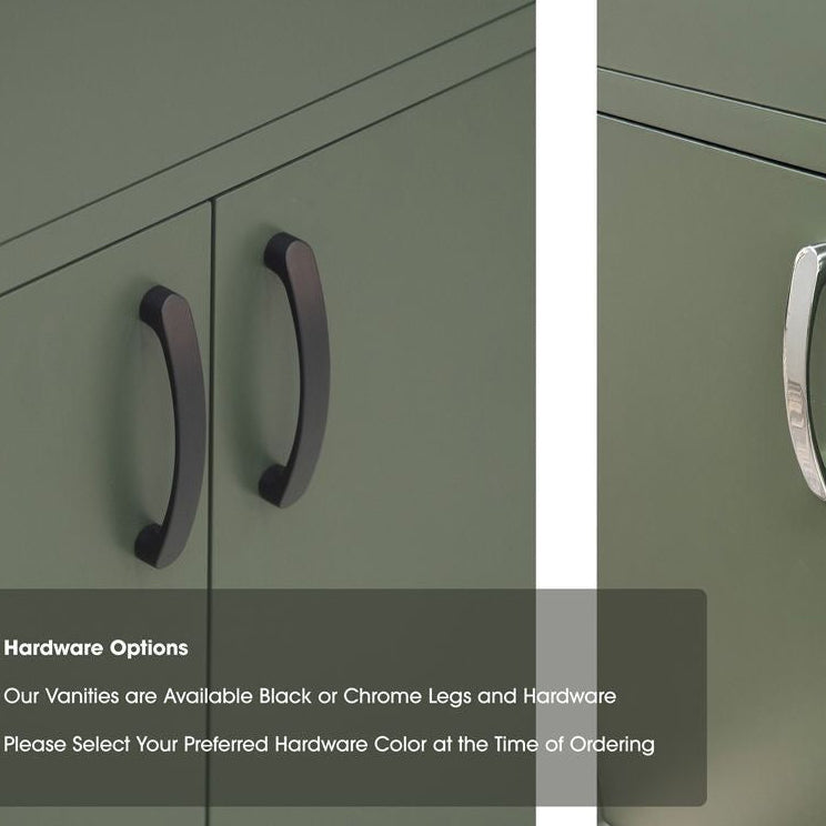 Sempre Pine Green 20" Bathroom Cabinet