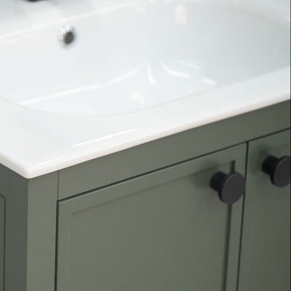 Frame Pine Green 24" Bathroom Cabinet