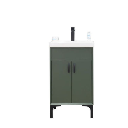 Sempre Pine Green 20" Bathroom Cabinet