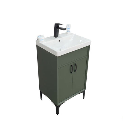 Sempre Pine Green 20" Bathroom Cabinet