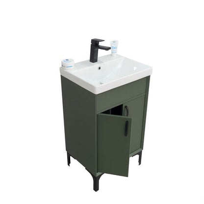 Sempre Pine Green 20" Bathroom Cabinet