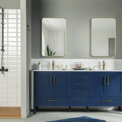 Ashley 72" Blue Bathroom Cabinet