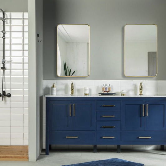 Ashley 72" Blue Bathroom Cabinet