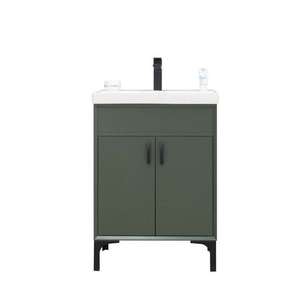 Sempre Pine Green 24" Bathroom Cabinet