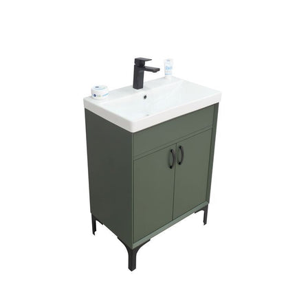 Sempre Pine Green 24" Bathroom Cabinet
