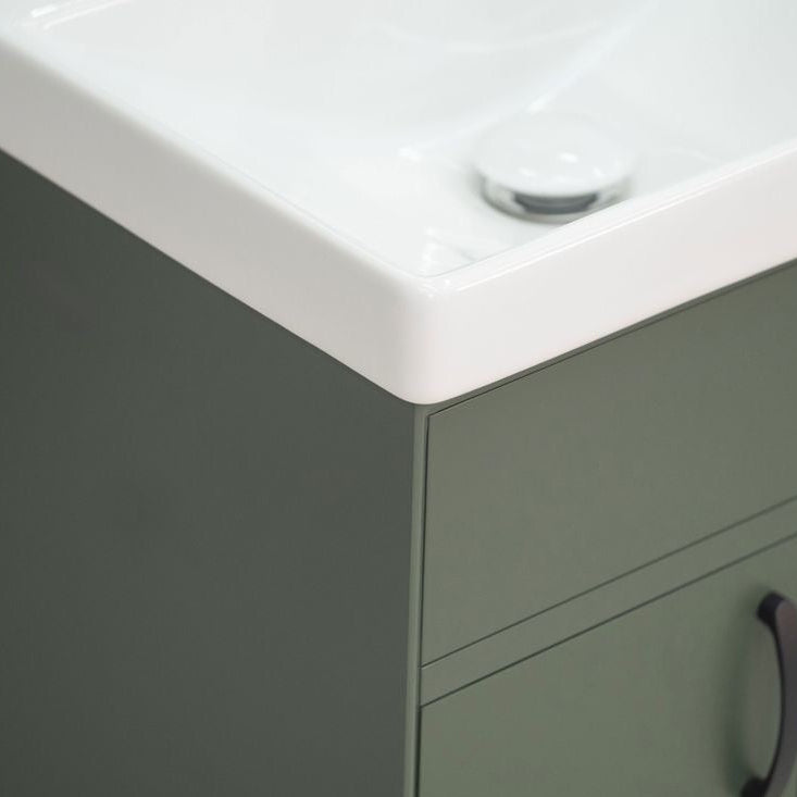 Sempre Pine Green 24" Bathroom Cabinet