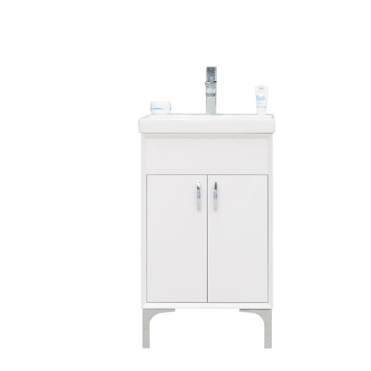 Sempre White 20" Bathroom Cabinet
