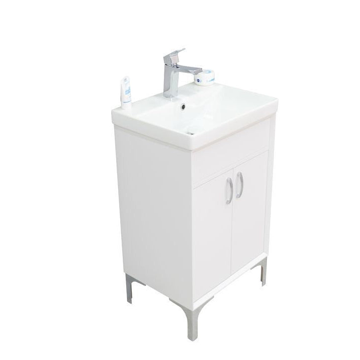 Sempre White 20" Bathroom Cabinet