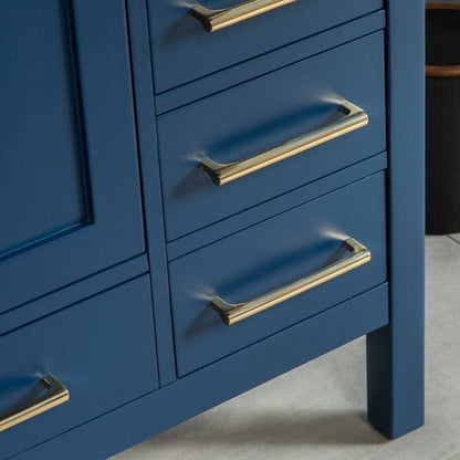 Ashley 72" Blue Bathroom Cabinet