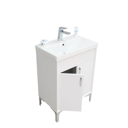 Sempre White 24" Bathroom Cabinet