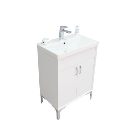 Sempre White 24" Bathroom Cabinet