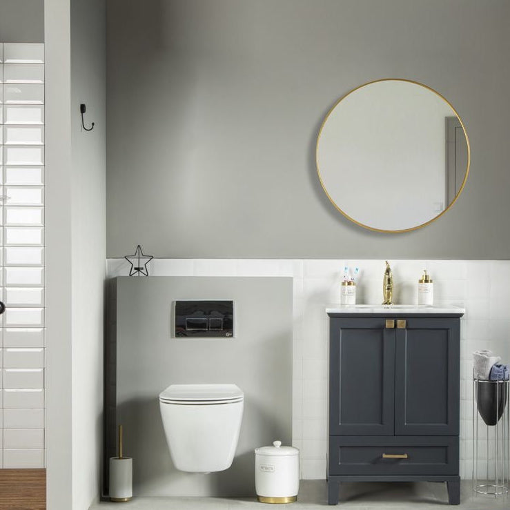 Paloma 24" Dark Gray Bathroom Cabinet