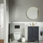Paloma 24" Dark Gray Bathroom Cabinet
